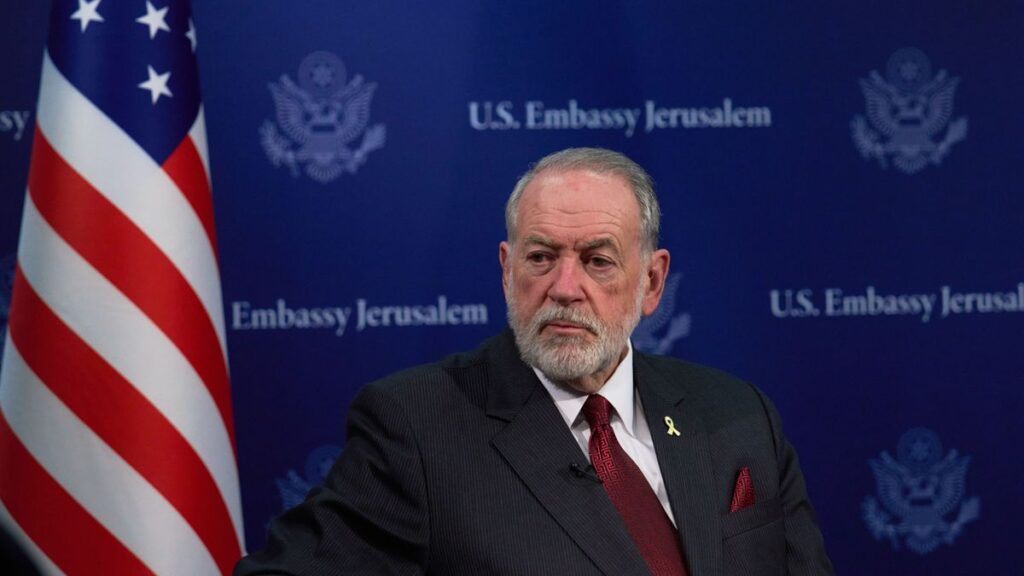 Huckabee: Israels Gebietsansprüche sorgen für Nahost-Eklat