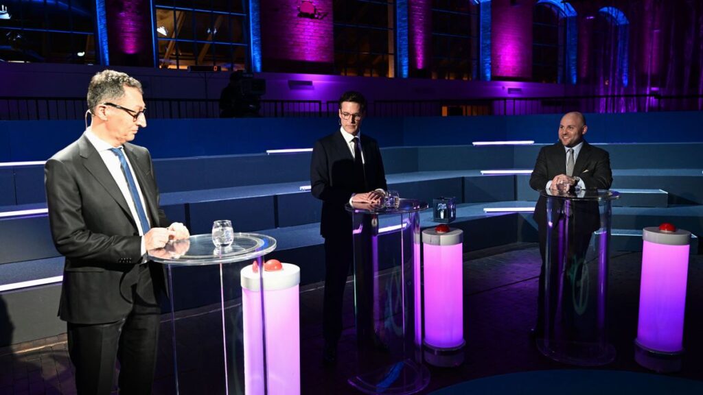 BW Landtagswahl Triell: Özdemir verteidigt Hagel im hitzigen Duell