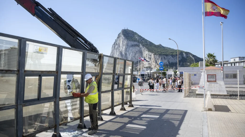 International Grenzkontrollen Gibraltar Spanien