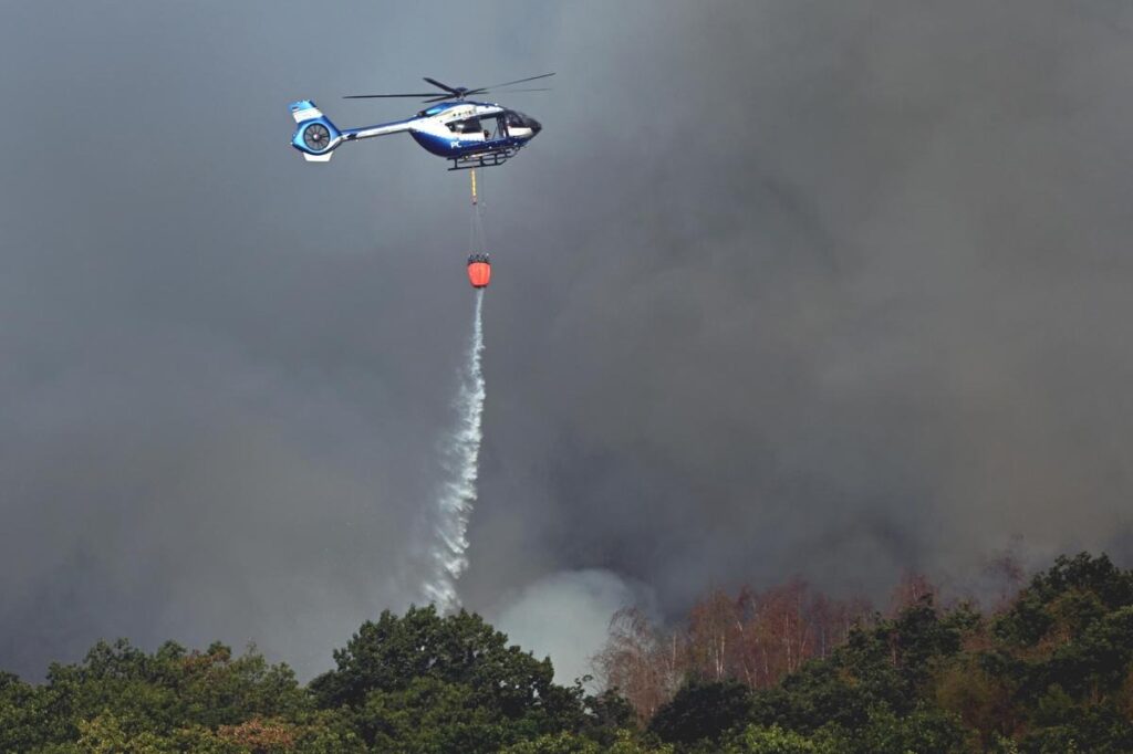 Großer Waldbrand in der Eifel erzwingt Räumung