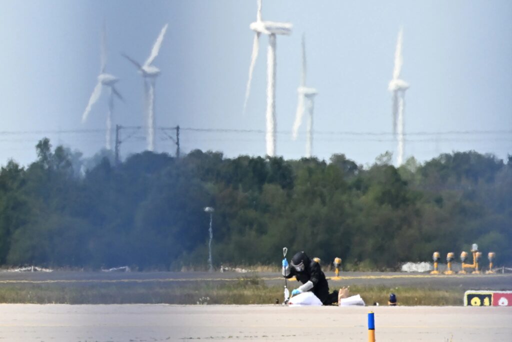 Drohne Angriff Leipzig Flughafen Russland Verdacht